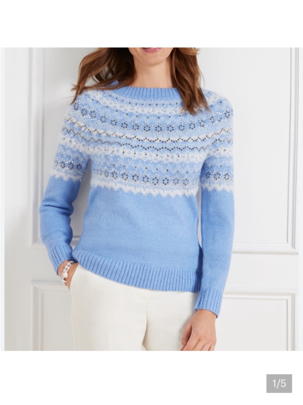 Talbots Fair Isle Sweater
